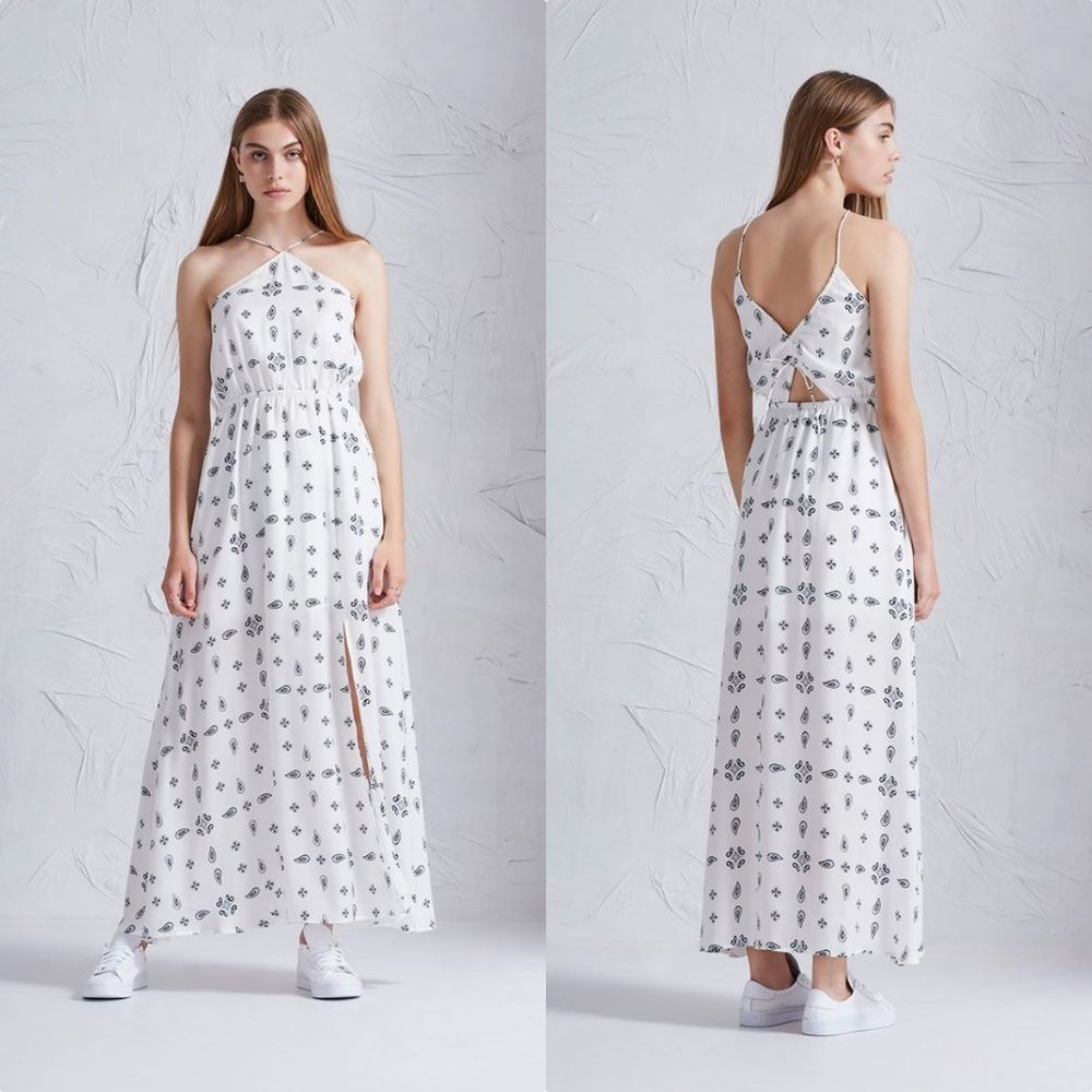 The Fifth Midnight Sky Dress – Light Bandana Print